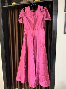 Elegant Pink Ethnic Gown
