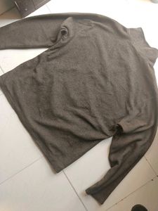 Brown Quarter Zip Pullover