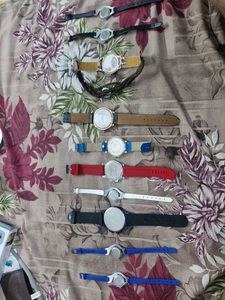 11 Watch Lot  Mixed Set Almost Working