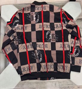 Burberry Checkered Bomber Jacket