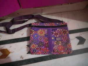 Flowery Sling Bag
