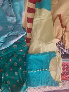 4 Combo Kurtas All  Together For Rs 199
