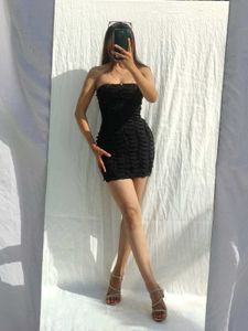 Black Bodycon Mini Dress
