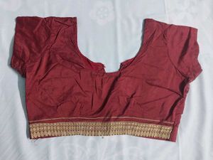 Maroon Stiched Blouse