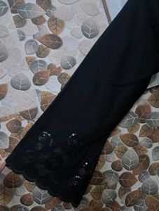 Elegant Black Dubai Abaya With Hijab