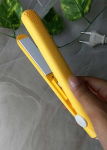 Mini Yellow Hair Straightener
