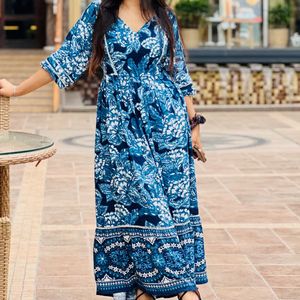 Floral Print Maxi Dress