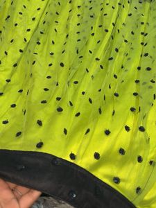 Black colour shine lehnga