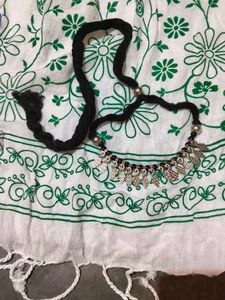 Necklace with Silver Charms