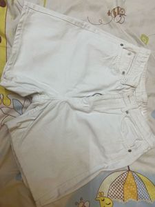 White Weekday Shorts