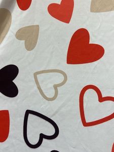 Heart Print Shorts Set