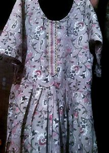 Naria Cut Kurti Set With Dupatta And Top