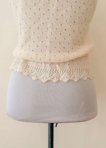 Daisy lace knit camisole