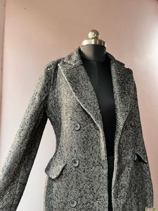 Elegant Grey Trench Coat