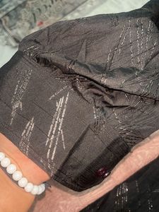 Patterned Black Shirt