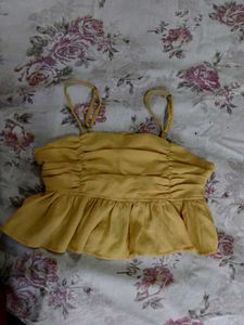 Cute Yellow Cami Top