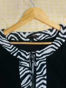 Pakistani Zebra Print Tunic