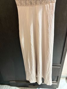 Beautiful Lace Trim Maxi Dress