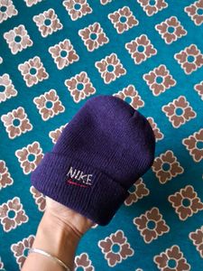 Blue Knit Hat
