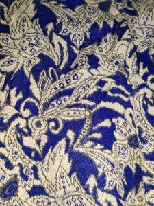 Sweater - Blue And While Printing Cozy &amp; Warm