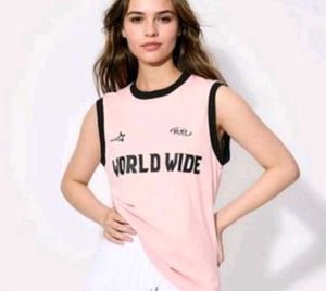 World Wide Graphic Tank Top