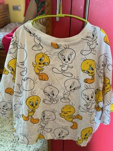 Tweety Bird Print Tee