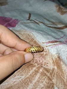 Gold Filigree Band Ring