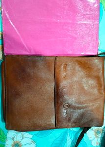 Leather Messenger Bag