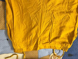 Yellow Straight Pants