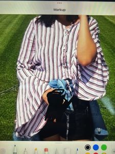 SalesStriped Bell Sleeve Top