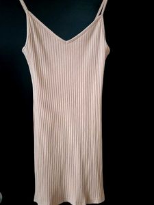 Ribbed Slip Dress