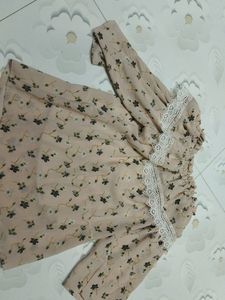 Peach Crop Top