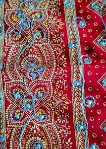 embroidered dress material