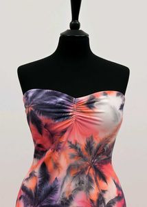 Tropical Print Mini Dress