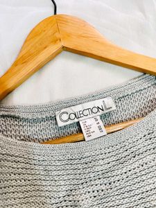 Imported Silver Knit Sweater D