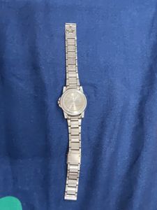 Swiss Dzine Silver Wrist Watch