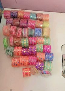 Colorful Indian Bangles - Set of Many!