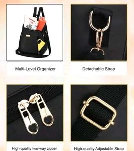 Black Nylon Backpack