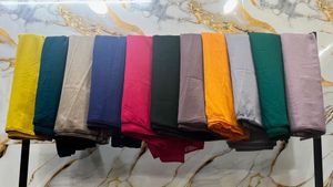 11 SHADE VICHITHRA PLAIN SAREE
