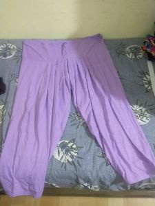 Lavender Kurta Set With Shalwar And Dupatta