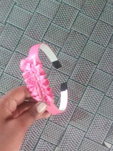 Pink Flower Headband