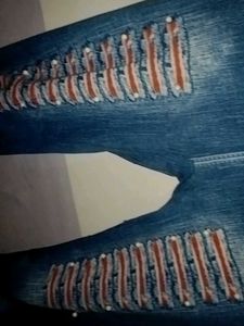 Leggings Design Jeans In Navy Blue Colour 💗
