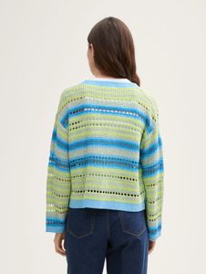TOM TAILOR DENIM Knit Cardigan in Mixed Colors