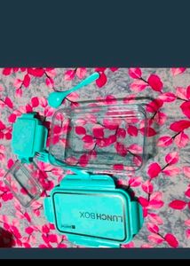 Transparent Plastic Tiffin Box Brand New