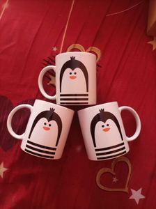 Cute Penguin Coffee Mug Pack Of ( 3 )
