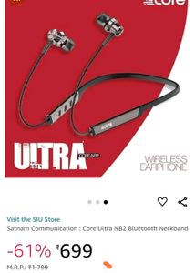 Bluetooth Neckband Magnetic Pack Of 1