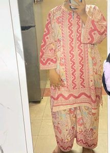 Floral Print Kurta