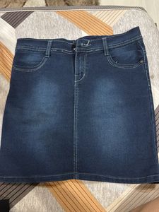Denim Short Skirt