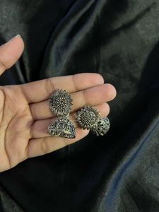 Sunflower Jhumka Earrings