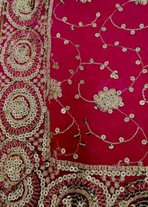 Dark Pink Colour Saree